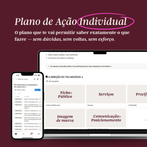 Plano de Ação Individual